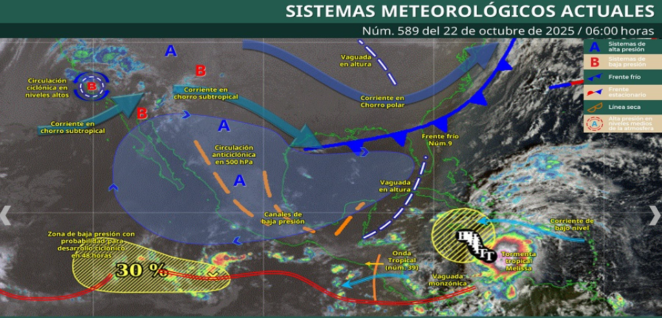 tormenta tropical Melissa