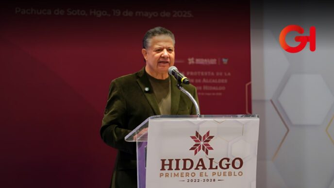 Julio Menchaca destaca avances en temas de seguridad en Hidalgo