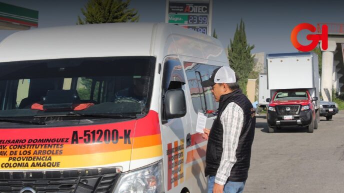 ¡Se les acabó el viaje! Registran transporte pirata en operativos en Hidalgo