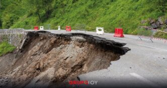 Desgajamiento de cerro en Hidalgo