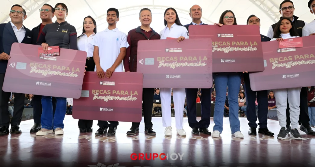 Programa de becas educativas transforma la vida de 65 mil estudiantes en Hidalgo