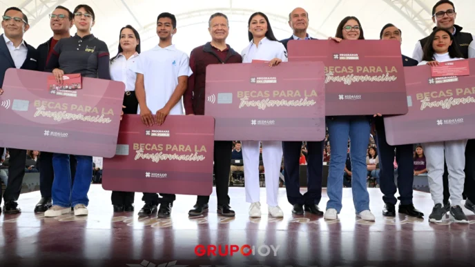 Programa de becas educativas transforma la vida de 65 mil estudiantes en Hidalgo