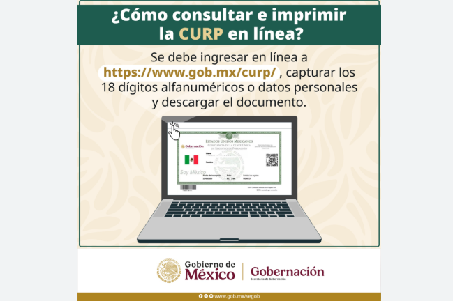CURP en línea
