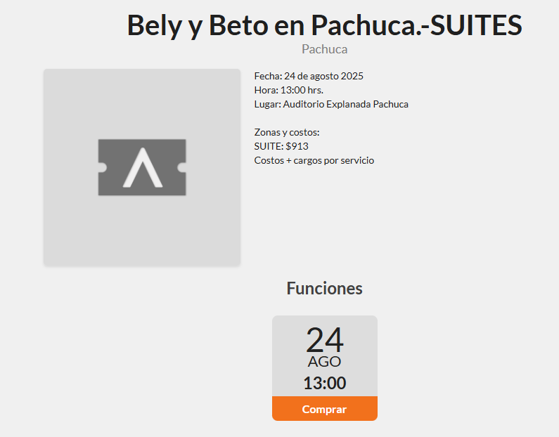 Bely y Beto en Pachuca