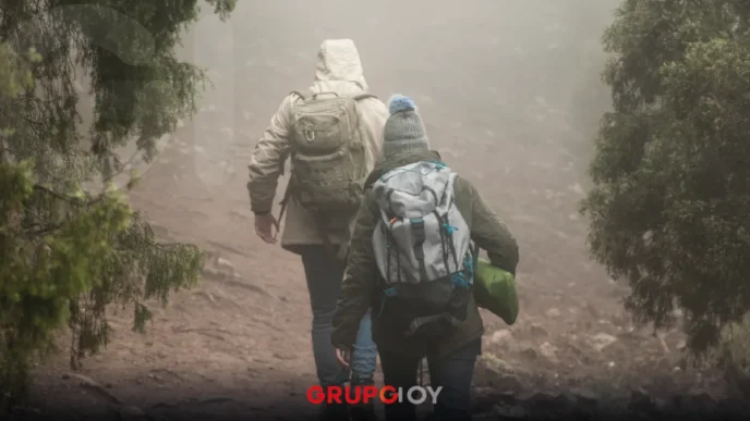 excursionistas extraviados en Mineral del Chico
