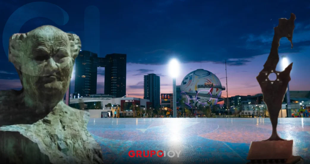 Retiran nombre y busto de David Ben Gurión en Parque Cultural de Pachuca por presión ciudadana