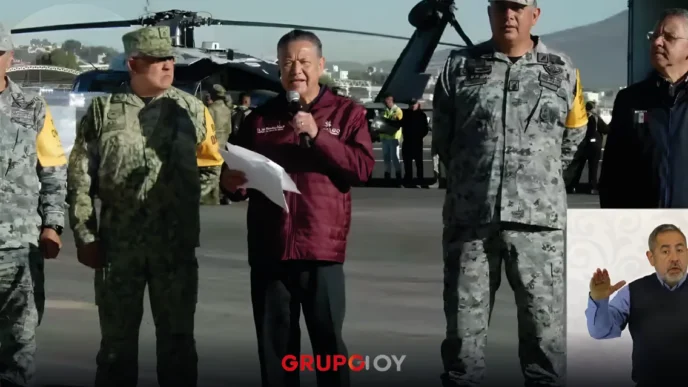 Julio Menchaca informa sobre los apoyos a damnificados por Priscilla