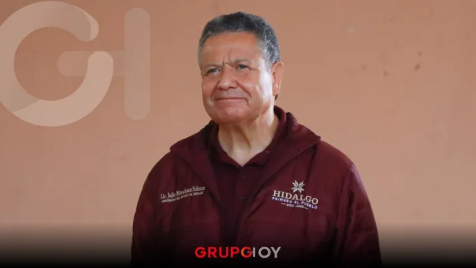 Julio Menchaca anuncia reconstrucción en Hidalgo tras lluvias