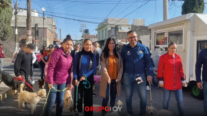 Simey Olvera respalda jornada de esterilización de mascotas en Villa de Tezontepec