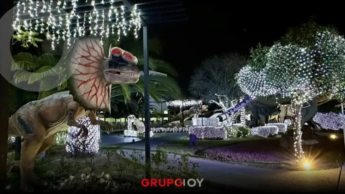 ¿Qué hacer en diciembre? DinoParque Iluminado 2025, la atracción de Pachuca