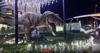 Dinoparque Iluminado: una gran opción para disfrutar de la Navidad en Pachuca