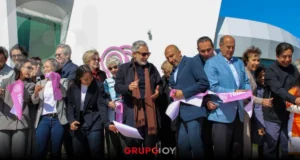 Naty Castrejón asiste a la inauguración de las nuevas instalaciones del Pachuca Femenil
