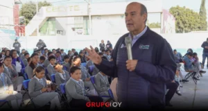 SEPH inaugura techumbre escolar en Atotonilco de Tula para impulsar las actividades físicas y culturales