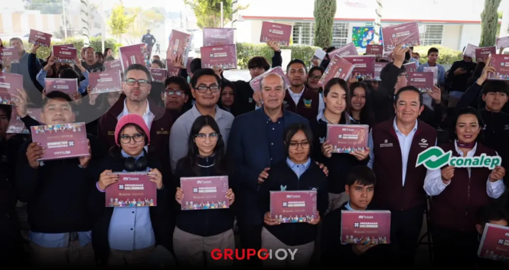 SEPH impulsa la transformación educativa en Hidalgo con entrega de tabletas al Conalep Villa de Tezontepec