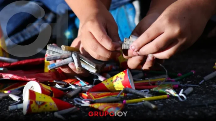 Decomiso de pirotecnia en Pachuca: Aseguran 80 kilos en lo que va de diciembre