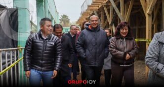 Naty Castrejón supervisa avances en infraestructura escolar en Mixquiahuala