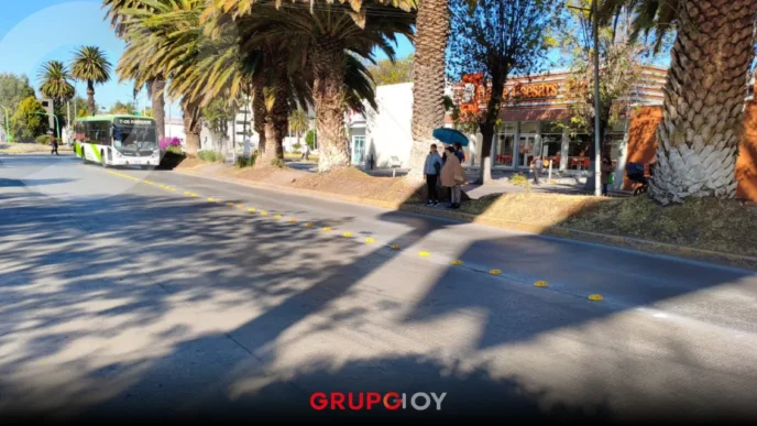 Sin multa: delimitadores en carriles del Tuzobús son únicamente para ordenamiento vial