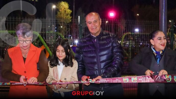 Naty Castrejón asiste a la inauguración del nuevo Parque Quetzalcóatl en Tula