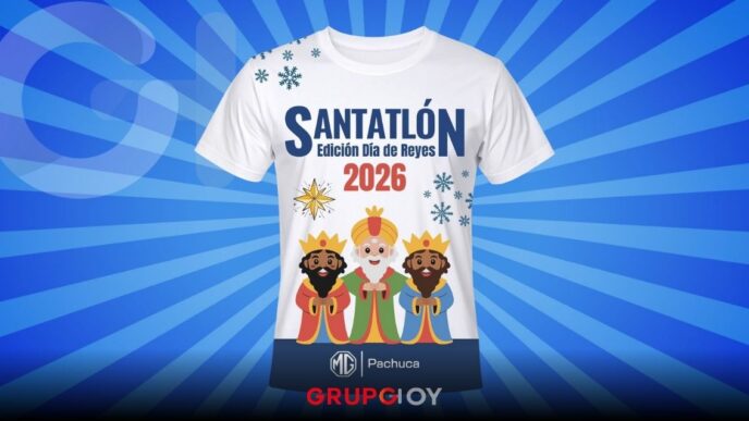 Santatlón Día de Reyes 2026 en San Agustín Tlaxiaca: carrera con causa para donar juguetes