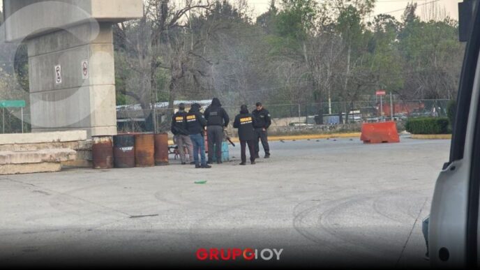 Hidalgo mantiene resguardo perimetral en operativo mexiquense en planta cementera de Tula