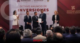 Naty Castrejón presente en el 8º Anuncio de Inversiones en Hidalgo