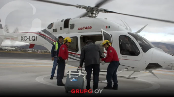idalgo activa protocolo aéreo para trasladar un corazón que dará vida a una joven de 24 años