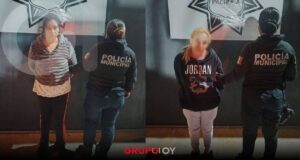 Detienen a dos mujeres por robo de más de 11 mil pesos en Walmart Pachuca