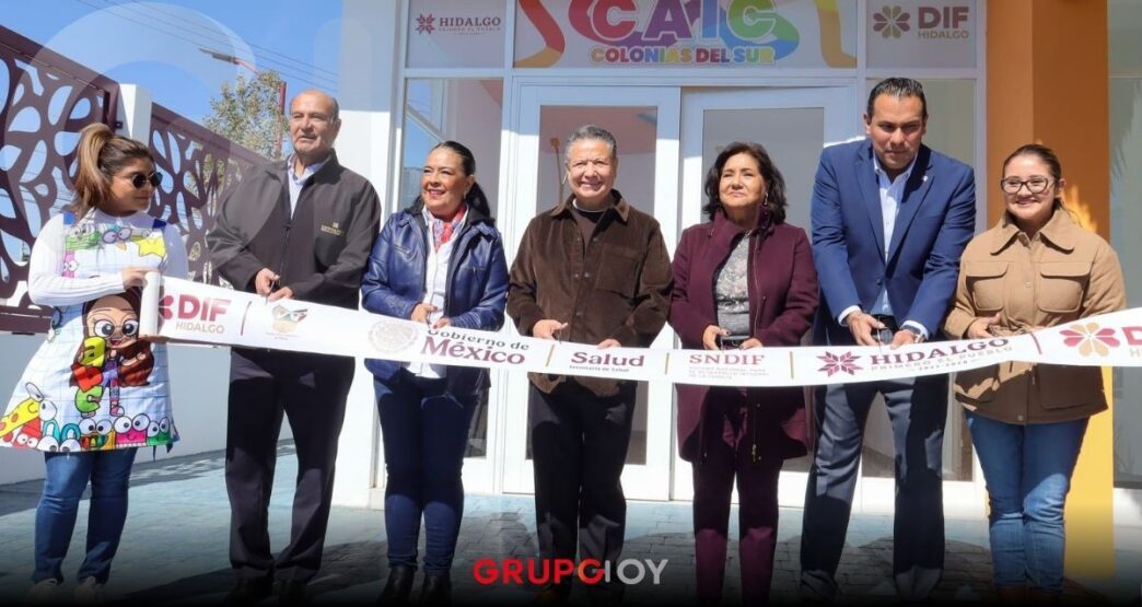 SEPH y Gobierno de Hidalgo Inauguran nuevo Centro de Atención Infantil (CAIC) “Colonias Sur”