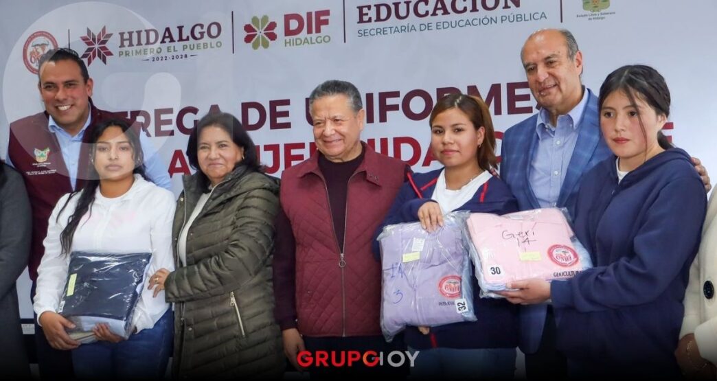 SEPH y el Gobierno de Hidalgo entregan uniformes y útiles a niños, niñas y adolescentes