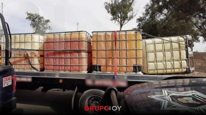 ¡Golpe al huachicol en Hidalgo! Aseguran combustible y vehículos robados en Tlahuelilpan