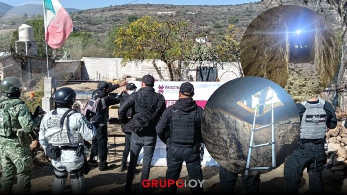 Cateo en Tepetitlán: aseguran predio con túnel clandestino conectado a ducto de Pemex