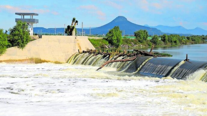 presa Endhó contaminación