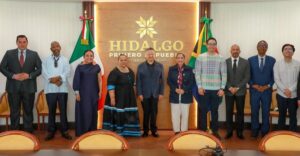 Embajadora de Sudáfrica visita Hidalgo para fortalecer cooperación rumbo al Mundial 2026
