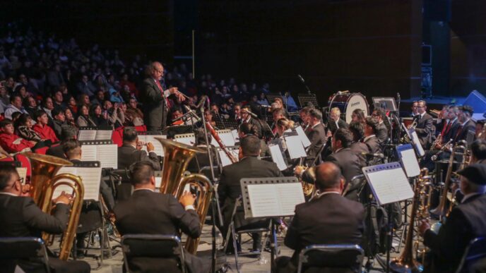 Banda Sinfónica del Estado de Hidalgo celebra 125 años en el Palacio de Bellas Artes