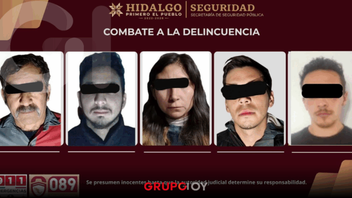 Detienen a cinco personas por caso de tres desaparecidos en Tulancingo