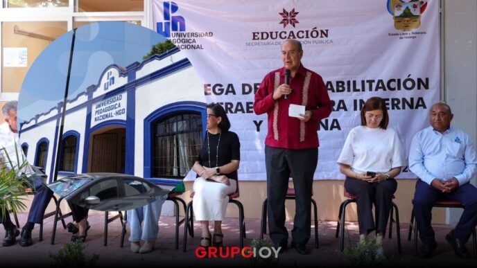 Naty Castrejón entregó la rehabilitación de la UPN en Tula con inversión de 3.7 mdp