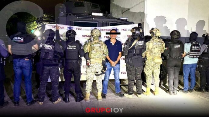 ¡Golpe al crimen organizado! Detienen a "El Chuky" en Manzanillo, presunto jefe de plaza de CJNG