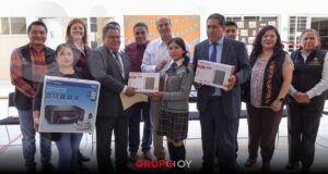 SEPH entrega obras y equipo tecnológico en Mixquiahuala