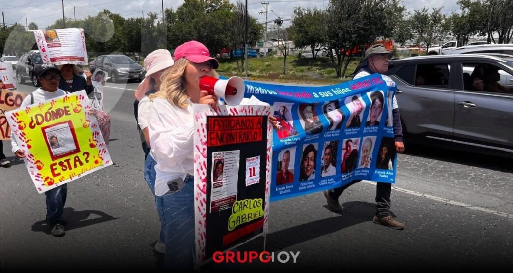 Madres Buscadoras de Hidalgo marchan en Pachuca para exigir avances en la búsqueda