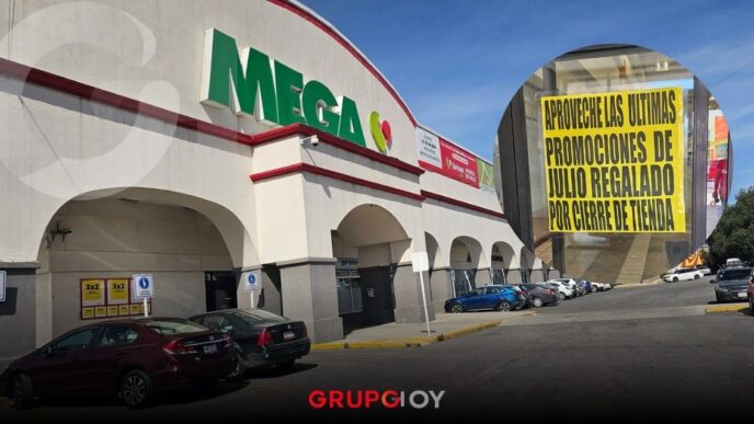 Mega Soriana San Javier dejará de operar en Pachuca; clientes aprovechan descuentos por liquidación