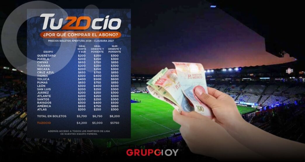 Pachuca revela costos de los boletos para el Apertura 2026 y Clausura 2027