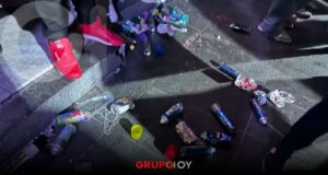 Retiran hasta 8 toneladas de basura en Pachuca tras celebraciones por las victorias de México