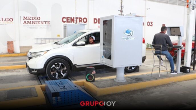 Multas por verificación vehicular en Hidalgo 2026: sanciones de hasta 9 mil pesos por no cumplir