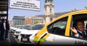 Anuncian nueva tarifa de taxi para Pachuca y Mineral de la Reforma
