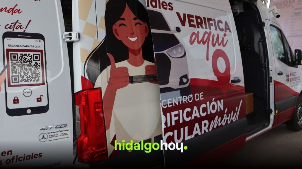 Verificación vehicular Hidalgo 2026: unidad móvil en Apan e Ixmiquilpan