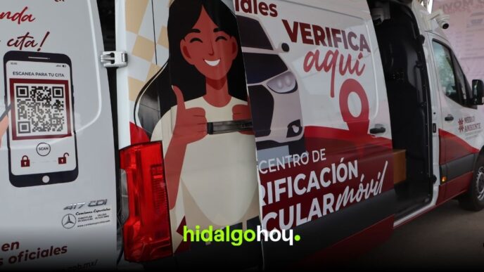 Verificación vehicular Hidalgo 2026: unidad móvil en Apan e Ixmiquilpan