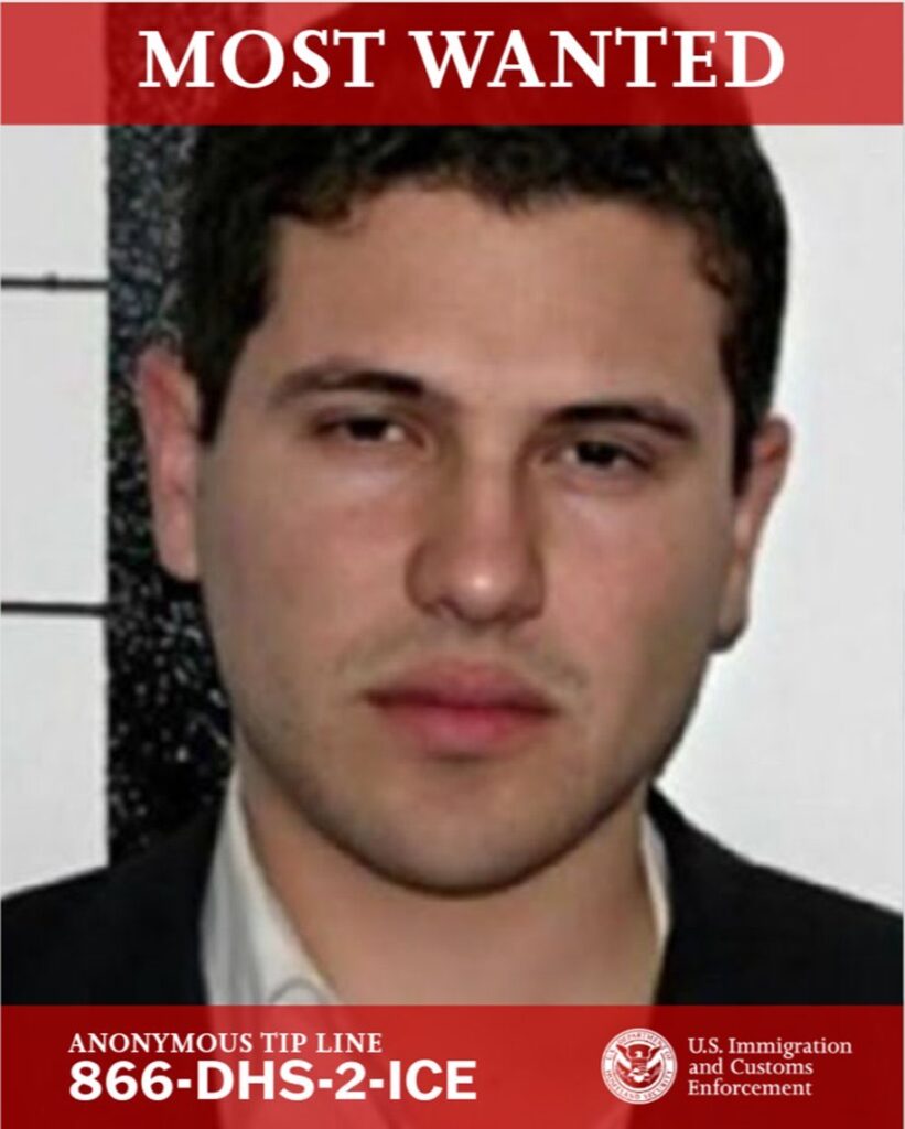 EU ofrece 10 mdd por Iván Archivaldo, hijo de 'El Chapo' Guzmán