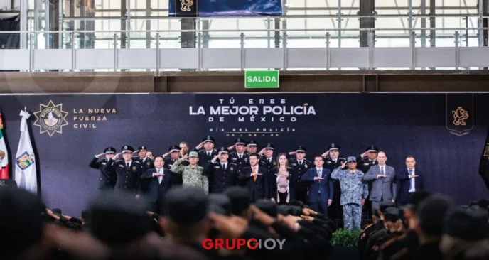 Miguel Flores destaca compromiso y valentía de Fuerza Civil en el Día del Policía