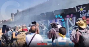 Marcha de la Generación Z: Encapuchados abren vallas en Palacio Nacional