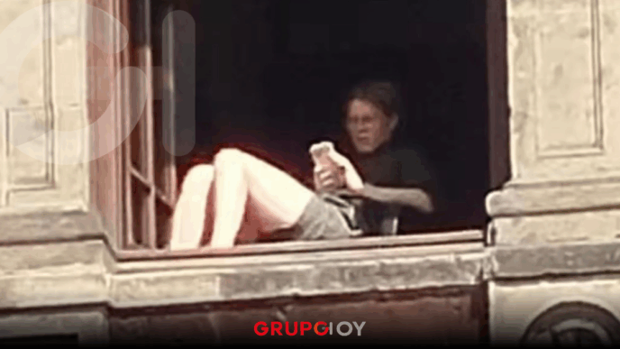 Después de 10 días, Sheinbaum reconoce video de mujer tomando el sol en Palacio Nacional